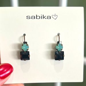 Sabika Art to Wear 2-Stone earrings